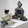 “Techno Buddha” by Nam June Paik